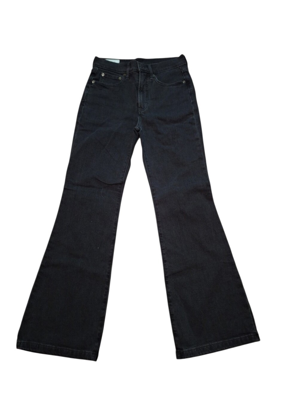 GAP Women's Black Flare Jeans - Wide Leg High Rise Ladies 27 or 4P